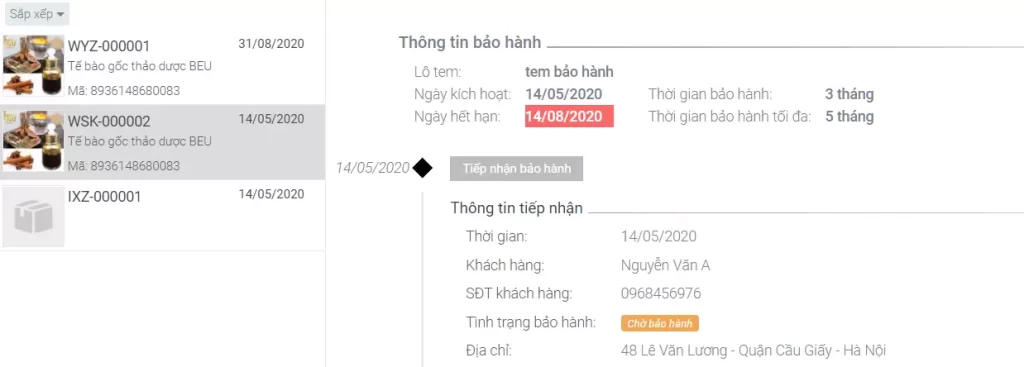 Ảnh QR Bảo Hành