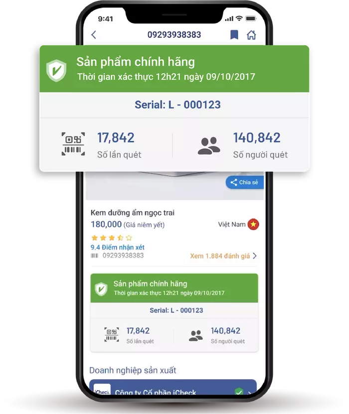 Sản phẩm chính hãng